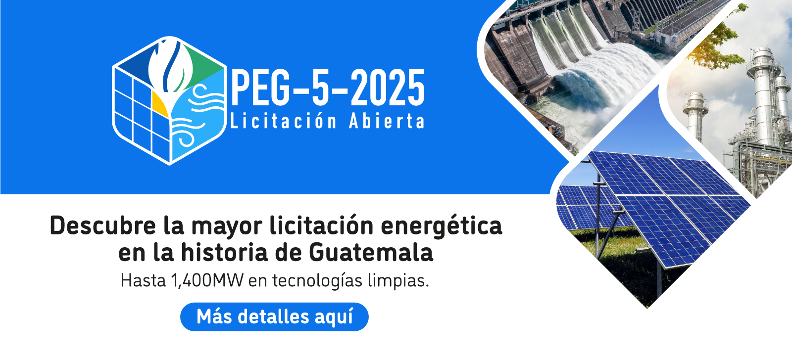 PEG-5, la licitación de generación eléctrica más grande en la historia de Guatemala
